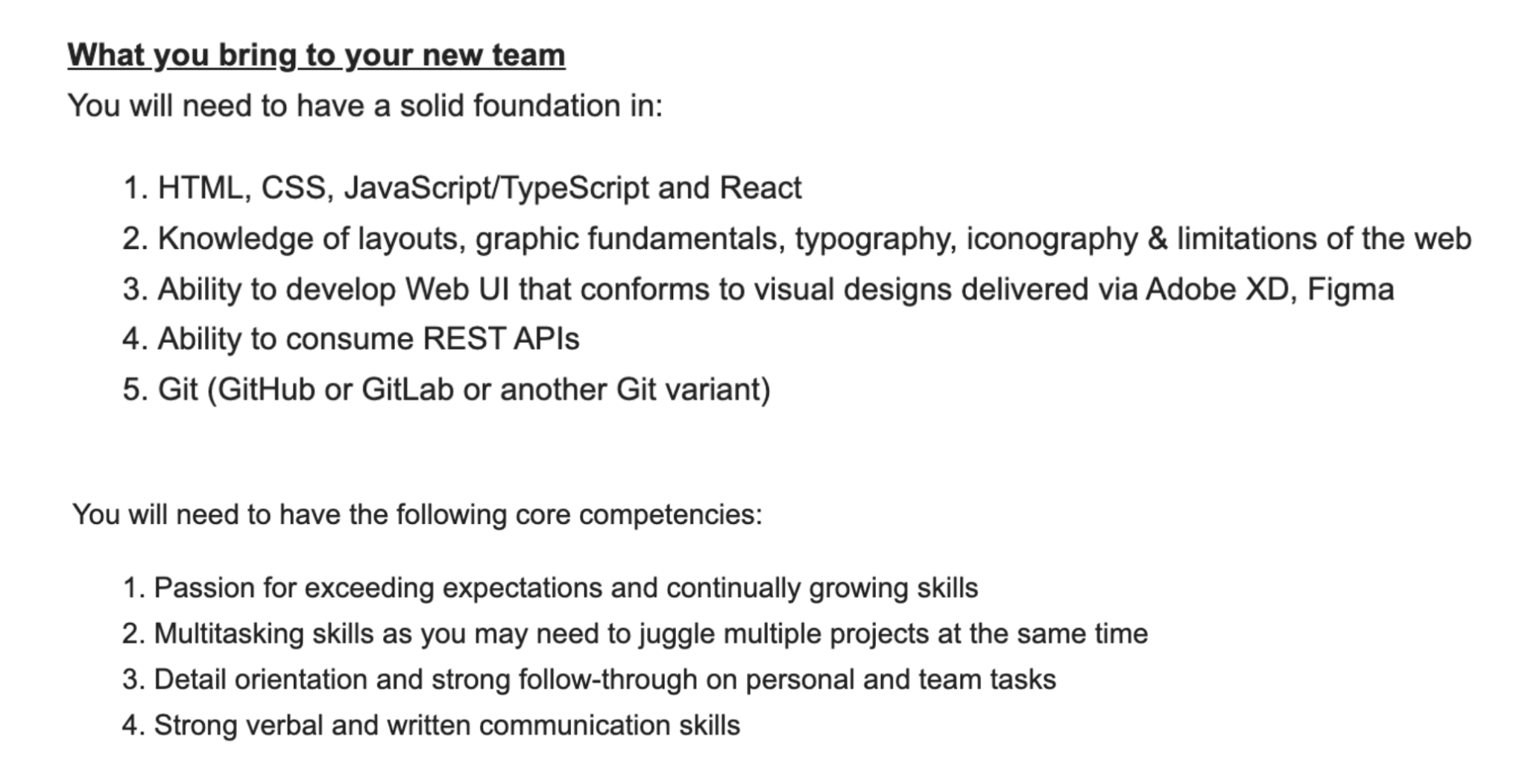 job posting